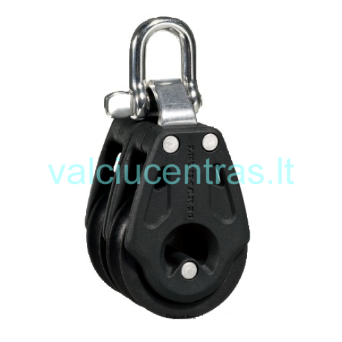 LEWMAR dvigubas blokas su šekeliu 30mm LEWMAR dvigubas blokas su šekeliu 30mm